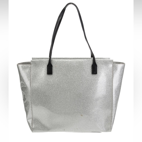 Kate Spade Glitter PVC Silver Tote - Picture 4 of 6